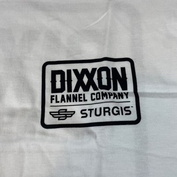 Dixxon Flannel Company Sturgis Badge Mens Sz L T-Shirt Black White - Picture 4 of 10